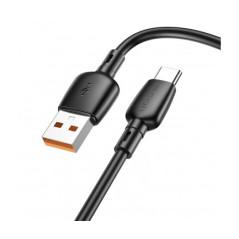 CABLU alimentare si date Borofone BX93- Fast Charging Data Cable pt smartphone- USB la USB Type-C 100W- 1m- negru 6941991103179t