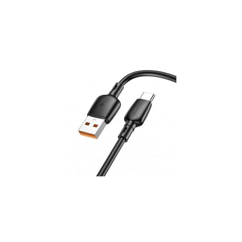 CABLU alimentare si date Borofone BX93- Fast Charging Data Cable pt smartphone- USB la USB Type-C 100W- 1m- negru 6941991103179t