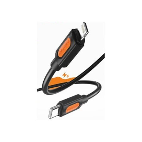 CABLU alimentare si date Borofone BX114- Fast Charging Data Cable pt smartphone- USB Type-C la Iphone Lightning 27W- 1m- negru 6