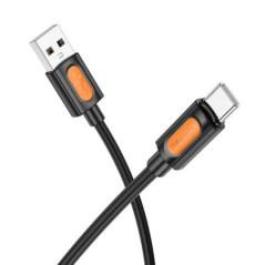 CABLU alimentare si date Borofone BX114- Fast Charging Data Cable pt smartphone- USB la USB Type-C 3A- 1m- black 6941991116889ti