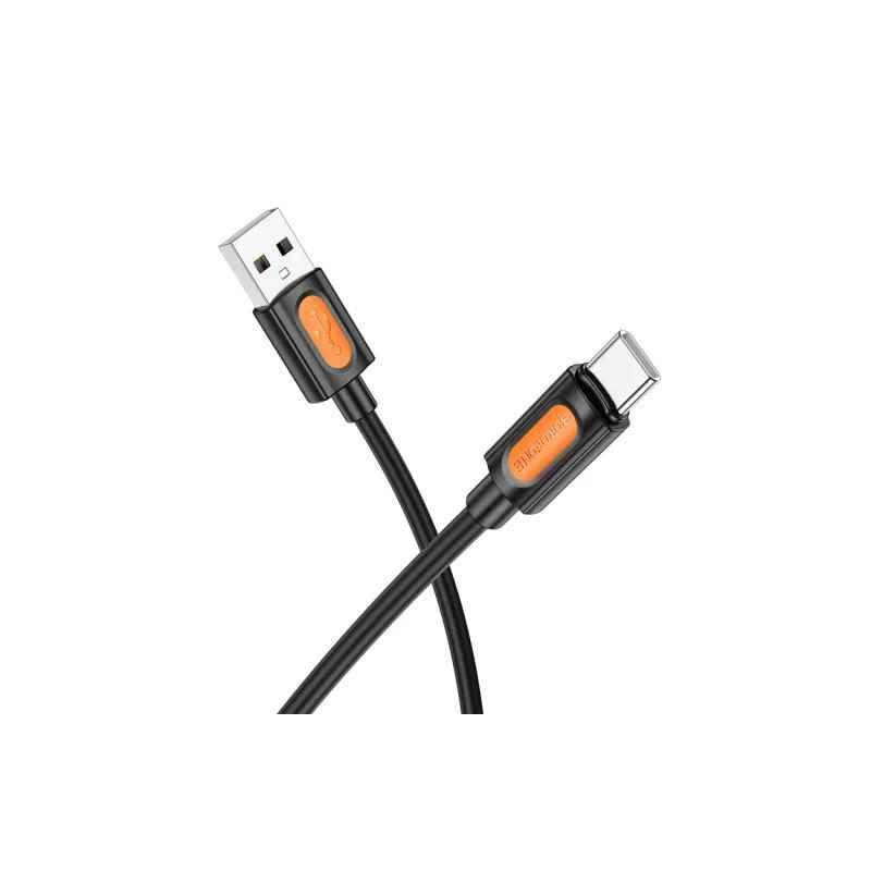 CABLU alimentare si date Borofone BX114- Fast Charging Data Cable pt smartphone- USB la USB Type-C 3A- 1m- black 6941991116889ti