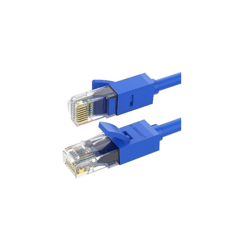 PATCH CORD UTP Ugreen Cat6- NW102 fire din cupru- viteza maxima 1 Gbps- 15m- albastru 11207timbru verde 08 lei) - 6957303882076