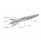 ROLA CABLU SSTP GEMBIRD- Cat6a- 305m- Cupru- Solid- LSZH- AWG23- gri- max 100m- SPC-6A-LSZHCU-SO