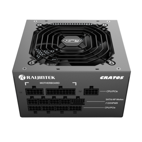 Sursa RAIJINTEK CRATOS 850 Black- ATX- 80 PLUS GOLD- 850W- PCIe 50- Full Modulara 0R30B00007timbru verde 2 lei)