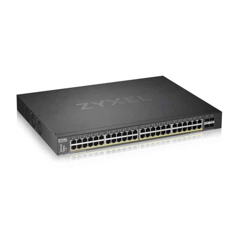 SWITCH PoE ZYXEL- port Gigabit x 48- SFP SFP x 4- managed- rackabil- XGS1930-52HP-EU0101Ftimbru verde 2 lei)
