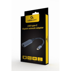 ADAPTOR RETEA GEMBIRD - extern- USB-A 31 Type-C- port RJ-45- 1000 Mbps- silver- A-USB3AC-LAN-01timbru verde 018 lei)