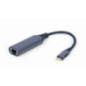 ADAPTOR RETEA GEMBIRD - extern- USB-A 31 Type-C- port RJ-45- 1000 Mbps- silver- A-USB3AC-LAN-01timbru verde 018 lei)