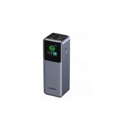 POWER BANK Ugreen PB722- 25000mAh- PD 30 QC 30 200W- 1 x USB, 2 x USB Type-C- digital display pt status baterie- total 3A- gri-