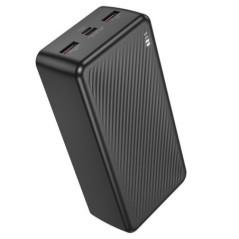 POWER BANK Borofone BJ56B- 30000mAh- 225W- 2 x USB, 1 x USB Type-C- 1 x Micro USB- total 2A- negru- 6941991116445timbru verde 09