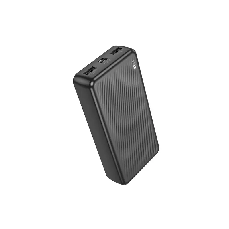 POWER BANK Borofone BJ55A- 20000mAh- 10W- 2 x USB, 1 x USB Type-C- 1 x Micro USB- total 5V/2A- negru- 6941991111785timbru verde