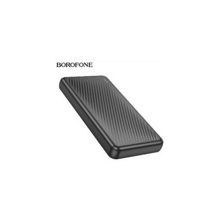 POWER BANK Borofone BJ56- 10000mAh- 225W- 2 x USB, 1 x USB Type-C- 1 x Micro USB- total 2A- negru- 6941991111808timbru verde 098