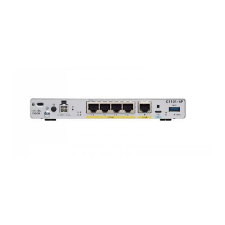 Cisco C1101-4P wireless router Gigabit Ethernet Grey- C1101-4Ptimbru verde 08 lei)