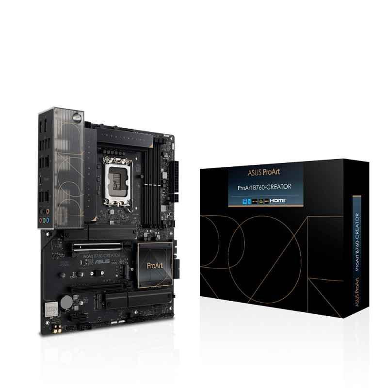 Placa de baza Asus ProArt B760 CREATOR WIFIIntel Socket LGA1700- 4DDR5Dual Channel) PROART B760-CREATOR
