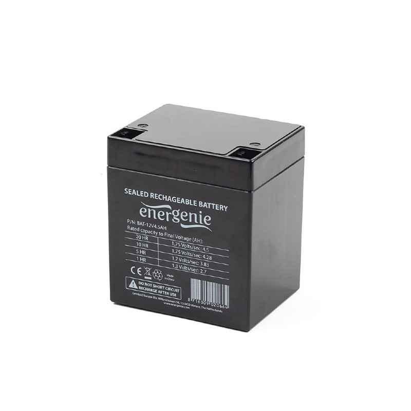 ACUMULATOR UPS GEMBIRD 12V / 45Ah- terminal F2(T2)- dimensiune: 80x70x100mm- inaltimeterminal: 107mm- BAT-12V45AHtimbru verde 05