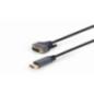 CABLU video GEMBIRD- DisplayPortT) la DVI-D DLT)- 18m- rezolutie maxima 4K3840 x 2160) la 30 Hz- negru- CC-DPM-DVIM-4K-6timbru