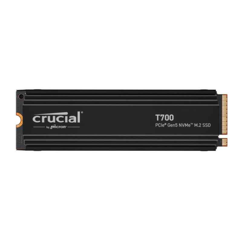 Crucial T700 2TB PCIe Gen5 NVMe M2 SSD with heatsink- EAN: 649528936721 CT2000T700SSD5