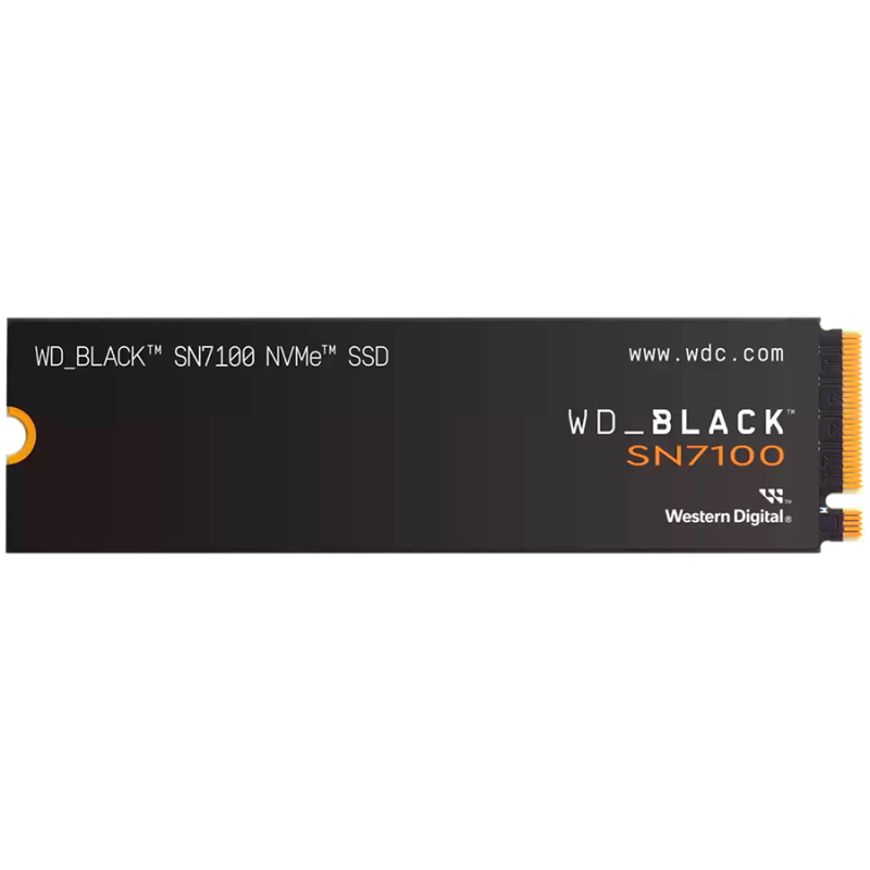 SSD WD Black SN7100 1TB M2 2280 PCIe Gen4 x4 NVMe- Read/Write: 7250/6900 MBps- IOPS 1000K/1400K- TBW: 600 WDS100T4X0E-00CJA0