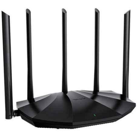 ROUTER Tenda wireless AX1500Mbps-1 x WAN Gigabit- 3 porturi LAN Gigabit- 24 GHz/5 GHz dual band- 4 antene externe- WI-FI 6 RX2ti