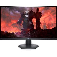 MONITOR Dell 315 inch- Gaming- VA- WQHD2560 x 1440)- Wide - curbat- 350 cd/mp- 1 ms- HDMI x 2 - DisplayPort- S3222DGMtimbru verd