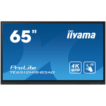 Iiyama 4K UHD interactive display-communication-and engagement With key features like Zero Airgap LCD screen eliminating paralla