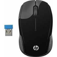 MOUSE HP 200 Black Wireless X6W31AA-ABB
