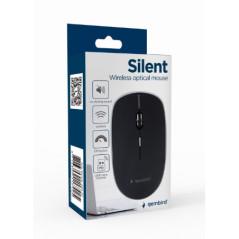 MOUSE GEMBIRD- PC sau NB- wireless- 24GHz- optic- 1600 dpi- butoane/scroll 4/1- silent- negru- MUSW-4BS-01timbru verde 018 lei)