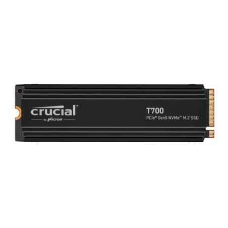 Crucial T700 2TB PCIe Gen5 NVMe M2 SSD with heatsink- EAN: 649528936721 CT2000T700SSD5