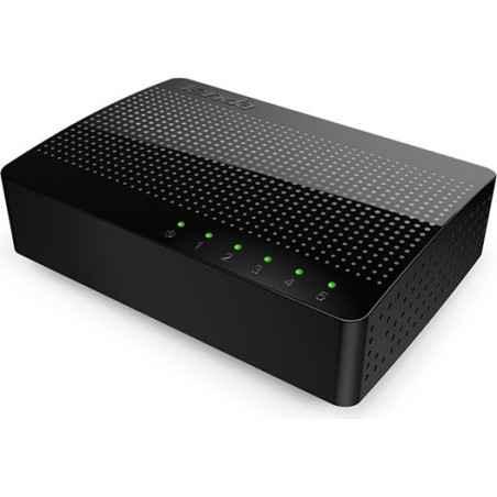 SWITCH Tenda 5 porturi Gigabit- carcasa plastic SG105timbru verde 08 lei)