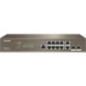 SWITCH TENDA managed layer 3- 10 porturi 10/100/1000 Ethernet Base-T- 2 porturi 1000 SFP Base-X- metalic TEG5312F timbru verde 2