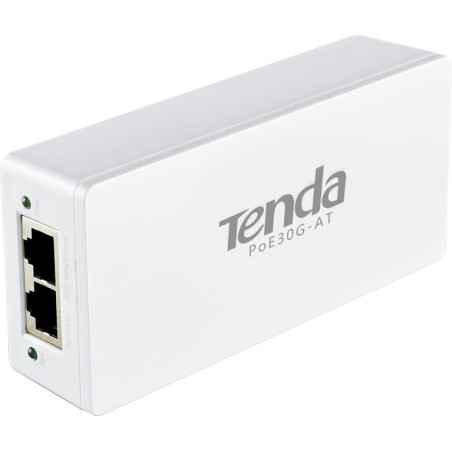 INJECTOR PoE Tenda 2 porturi Gigabit- compatibil IEEE 8023af/at 30W maxim 100M- carcasa plastic- POE30G-ATtimbru verde 2 lei)