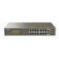 SWITCH TENDA unmanaged- 16 porturi PoE RJ-45 gigabit- max 135W- IEEE 8023af- metalic TEG1116P-16-150W timbru verde 2 lei)