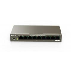 SWITCH PoE Tenda fara management 9-Porturi 10/100 Mbps cu 8-Porturi PoE- IEEE 8023af- carcasa metalica- rackabil TEF1109P-8-102W
