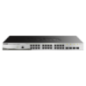 SWITCH D-LINK SMART 24 porturi POE Gigabit 4 porturi Combo SFP- POE 370W- carcasa metalica- rackabil- DGS-1210-28/MEtimbru verd