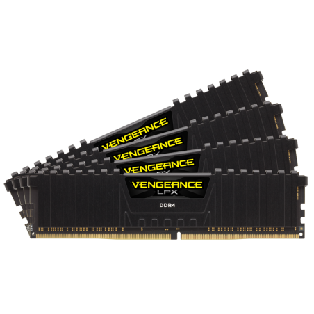 Memorie DDR Corsair DDR4 64 GB- frecventa 2666 MHz- 16 GB x 4 module- radiator- CMK64GX4M4A2666C16