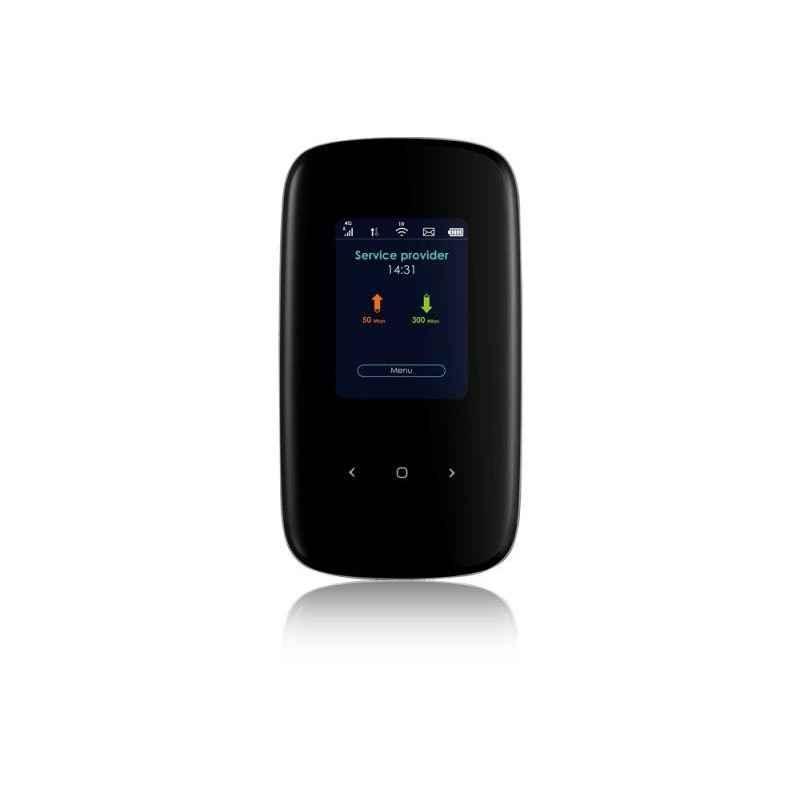 Zyxel - LTE2566-M364 4G LTE Mobile Router - 80211 ac - AC 1200 Dual Band- Viteza transfer 300 Mbit/s - Baterie rezistenta- Displ