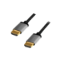CABLU video LOGILINK- HDMIT) la HDMIT) 20- 1m- conectori auriti- rezolutie maxima 4K3840 x 2160) la 60 Hz- aluminiu- triplu ecra