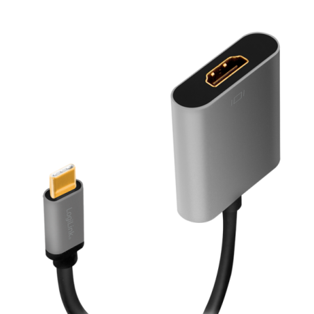 CABLU video LOGILINK- adaptor USB 31 Type-CT) la HDMIT)- 18m- rezolutie maxima 4K UHD3840 x 2160) la 60 Hz- conectori auriti- al