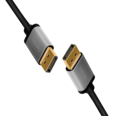 CABLU video LOGILINK- DisplayPortT) la DisplayPortT) 12- 2m- conectori auriti- rezolutie maxima 4K3840 x 2160) la 60 Hz- alumini