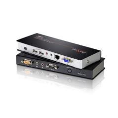 EXTENDER KVM ATEN acces PC de la distanta- conector tip VGAM) - USBM) x 2 - Serial RS2329-pin)M) - 35 mm JackM) x 4 - RJ-45 - SP