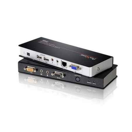EXTENDER KVM ATEN acces PC de la distanta- conector tip VGAM) - USBM) x 2 - Serial RS2329-pin)M) - 35 mm JackM) x 4 - RJ-45 - SP