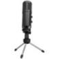 LORGAR Soner 313- Gaming Microphone- USB condenser microphone with Volume Knob & Echo Knob- Frequency Response: 80 Hz-17 kHz- in