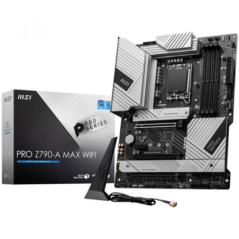 PLACI de BAZA MSI PRO Z790-A MAX WIFI- ATX- Socket 1700- Dual Channel 4xDDR5 7800(OC)MHz- 3x PCIe x16 slot- 4x M2 slot- 1x HDMI-