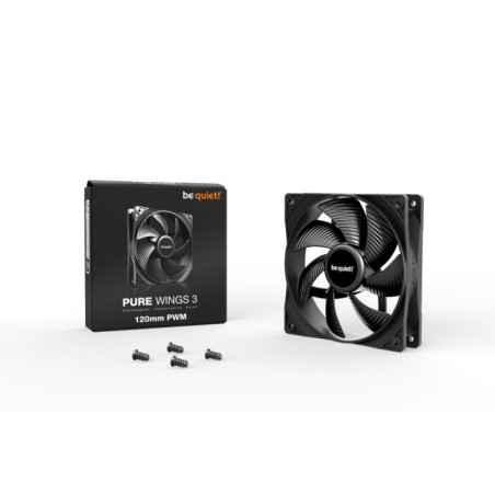 Ventilator be quiet! PURE WINGS 3120mm 1600 rpm- Fluid Dynamic Bearing- 4-pin PWM- - BL105timbru verde 018 lei)
