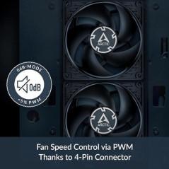 Ventilator Arctic P9 PWM - 92mm- 200-3000 RPM- FDB- 39 cfm- 4pin PWM- negru- ACFAN00298Atimbru verde 018lei) - 4895213704939