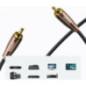 CABLU audio Ugreen- AV104 2 x RCAT) la 2 x RCAT)- 2m- conectori auriti- negru 10518timbru verde 018 lei) - 6957303815180