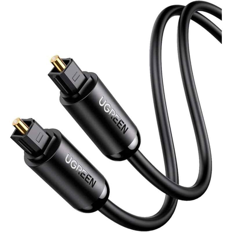 CABLU audio Ugreen- AV122 optic Toslink(T) la Toslink(T)- 1m- conectori auriti- negru 70890timbru verde 018 lei) - 6957303878901