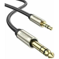 CABLU audio Ugreen- AV127 TRS jack 35 mmT) la jack 635 mmT)- lungime 3m- gri 10629timbru verde 018 lei) - 6957303816293