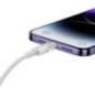 CABLU alimentare si date Baseus Explorer- Fast Charging Data Cable pt smartphone- USB la Iphone Lightning 20W- 1m- control intel