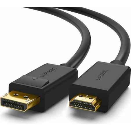 CABLU video Ugreen- DP101 DPT) la HDMIT) 4K la 30Hz- lungime 3m- negru 10203timbru verde 008 lei) - 6957303812035