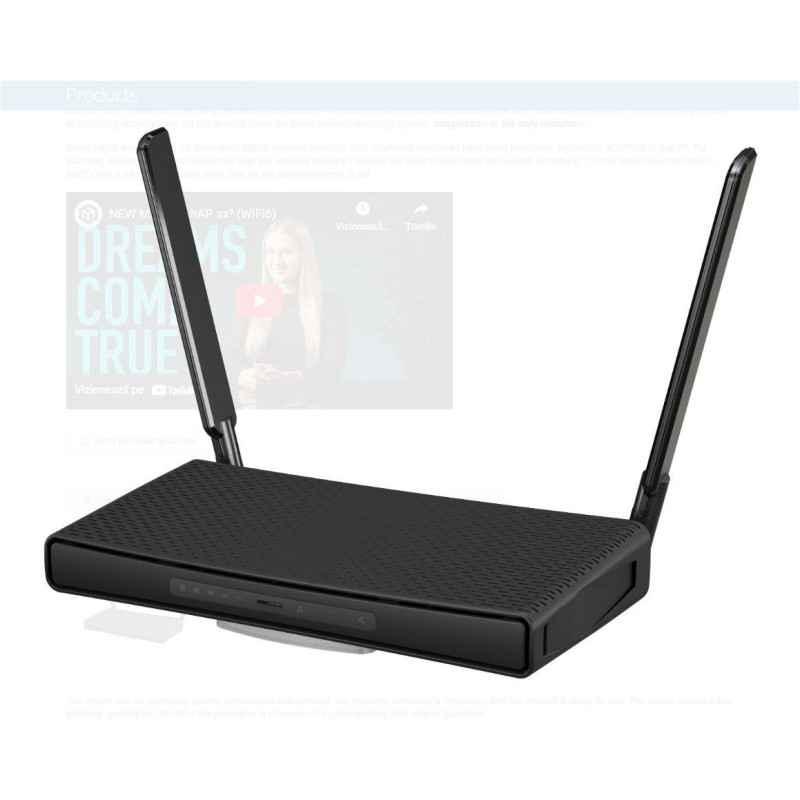 MIKROTIK HAP AX3 WIRELESS GB ROUTER C53UIG5HPAXD2HPAXtimbru verde 08 lei)